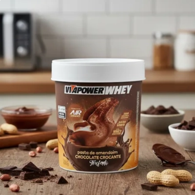 Vitapower Pasta De Amendoim, Sabores, 600g, Vitafor