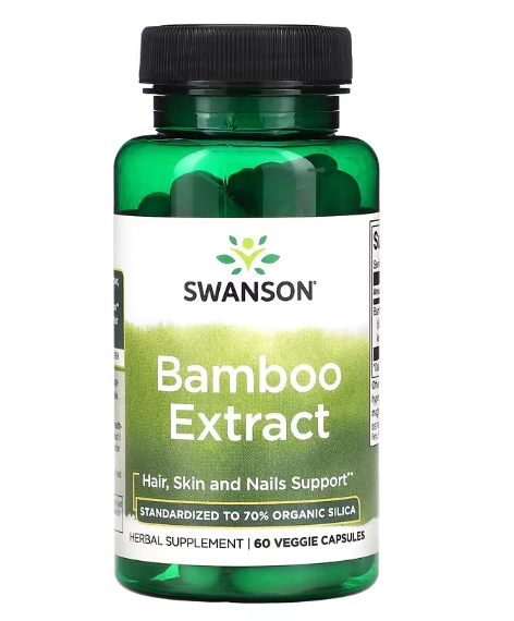Bamboo, Extrato de Bambu, 60 Cápsulas, Swanson