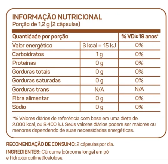 Cúrcuma Turmeric, 600mg, 60 Cápsulas, Bioroots