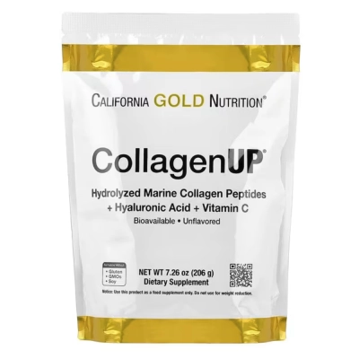CollagenUP 206g, Colágeno Marinho Hidrolisado, California Gold Nutrition