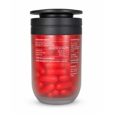 Suplemento Urolithin A com CoQ10 e Resveratrol, 2000mg, Yheso