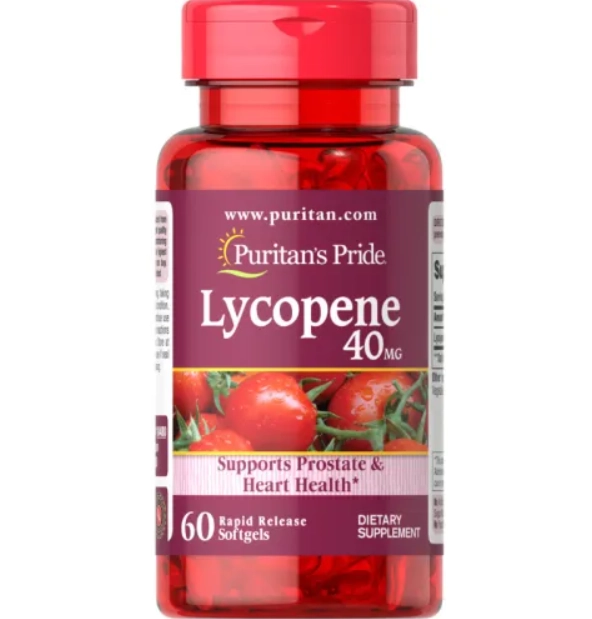 Licopeno (Lycopene), 40mg, 60 Cápsulas, Puritans Pride
