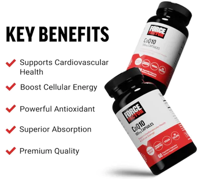 Coenzima CoQ10, 100mg, 60 Cápsulas, Force Factor
