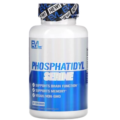 Fosfatidilserina 150mg, 60 Cápsulas, EVLution Nutrition