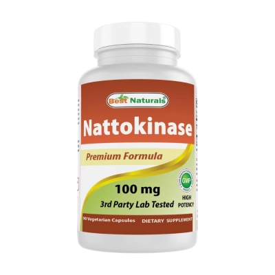 Nattokinase 2000 FU, 100mg, 90 Cápsulas, Best Naturals