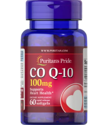 Coenzima CoQ10, 100mg, 60 Cápsulas, Puritan's Pride