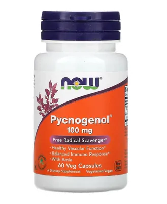 Pycnogenol 100mg, 60 Cápsulas, Now