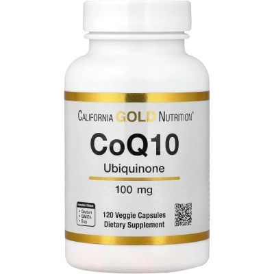 Coenzima Q10, 100mg, 120 Cápsulas, California Gold Nutrition