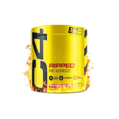 Pré-Treino Ripped, Energia e Performance, Sabor Raspberry Lemonade, 174g, Cellucor