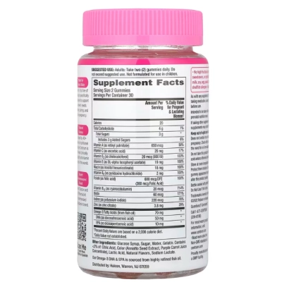 Centrum Multivitamínica Pré-Natal, 60 Gomas Sabor Mistura de Frutos Silvestres e Laranja