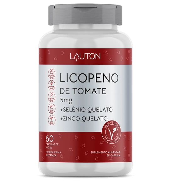 Licopeno, 5mg, 60 Cápsulas, Lauton Nutrition