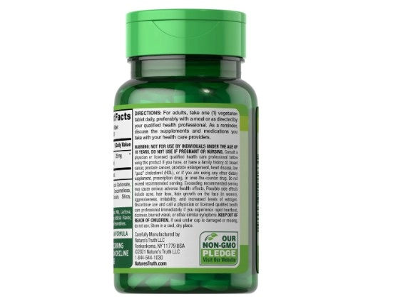 DHEA 25mg, 100 Comprimidos, Nature's Truth