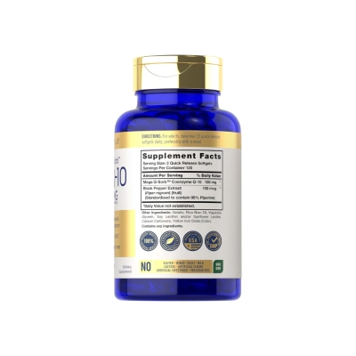 CoQ-10, 100mg, 240 Softgels, Carlyle