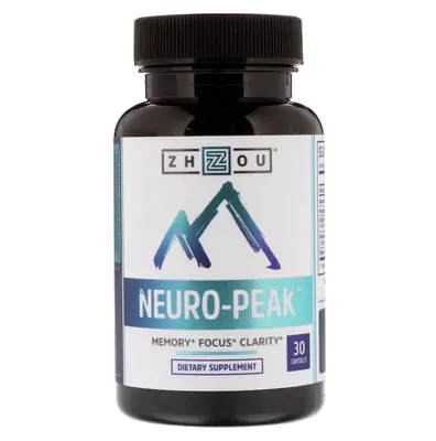 Neuro-Peak, 30 Cápsulas, Zhou Nutrition