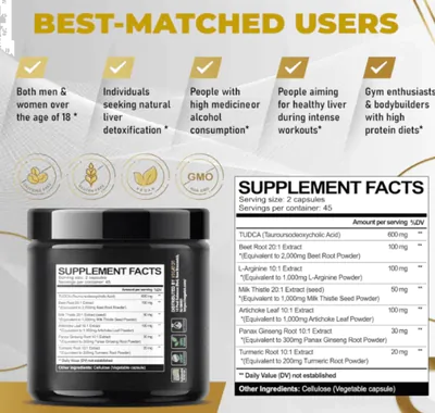 TUDCA, Ácido Tauroursodeoxicólico com L-Arginina , 6100mg, 90 Cápsulas, Vegatot