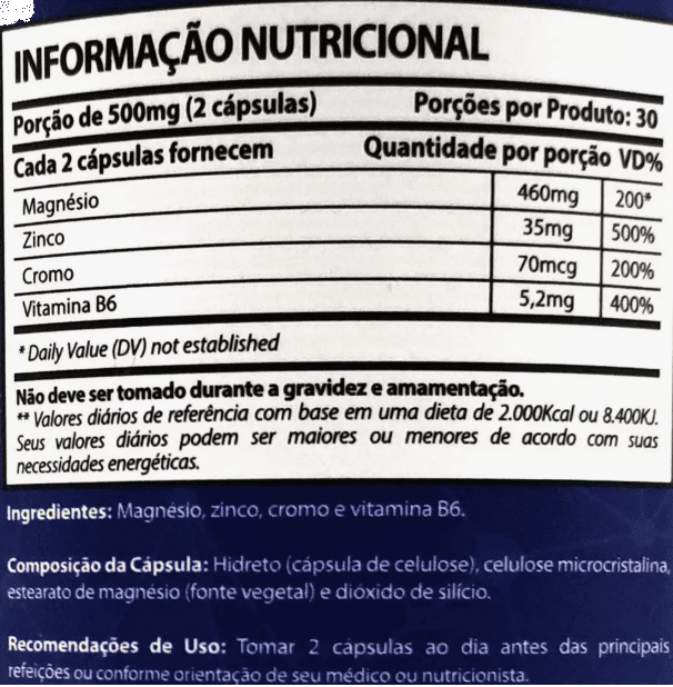 ZMA Pro, 500mg, 60 Capsulas, Sunfood