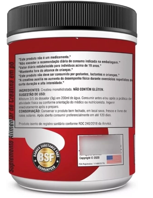 Creatina Monohidratada, 300g, Ast Sports Science