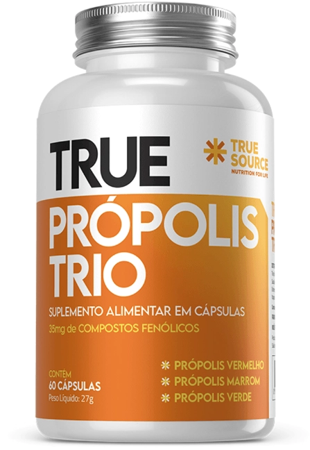 True Própolis Trio, 60 Cápsulas, True Source