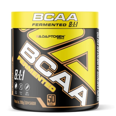 BCAA Fermentado 8.1.1, 200g Sem Sabor, Adaptogen