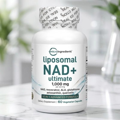Liposomal NAD+ Ultimate Complex 1000mg, 60 Cápsulas Veganas, Micro Ingredients 