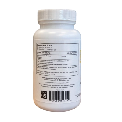 7-Keto DHEA 50mg, 100 Cápsulas, HS 