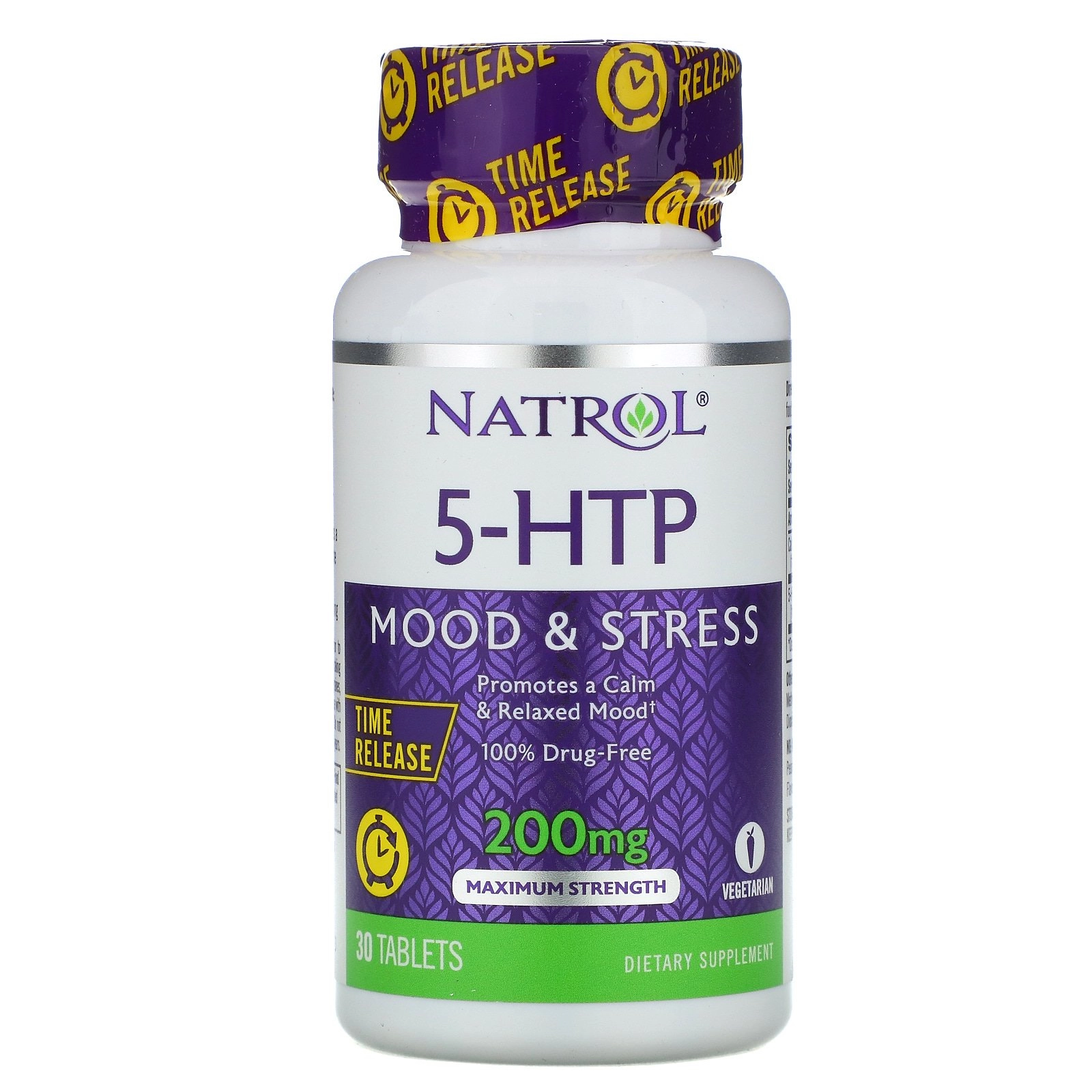 5-HTP MOOD & STRESS 200mg, 30 Cápsulas, Natrol
