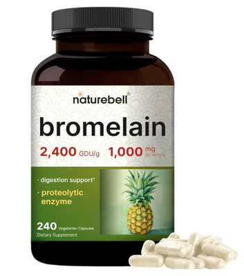 Bromelain 1000mg, 240 Cápsulas, Naturebell