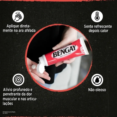 Bengay Ultra Forte 113g – Unidade ou Kit 2x