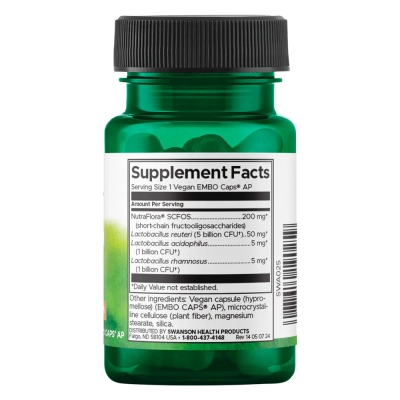 L. Reuteri Plus,7 billion Cfu, 30 Cápsulas, Swanson