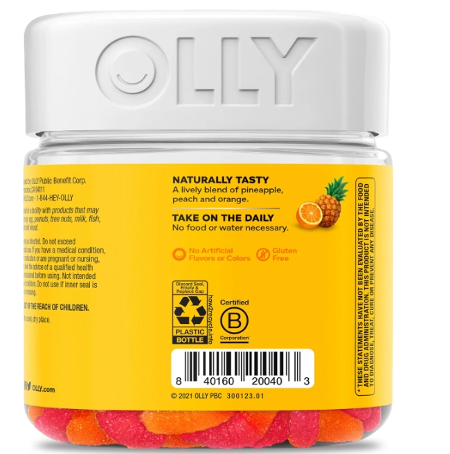 Helly Happy, Suporte ao Equilíbrio do Humor, Com Vitamina D e Açafrão, 60 Gomas, OLLY