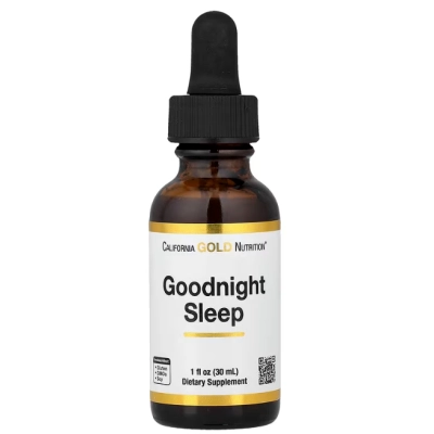 Goodnight Sleep, Fórmula Suave e Calmante para Dormir, 30ml, California Gold Nutrition