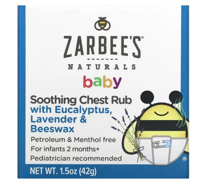 Soothing Chest Rub, 42g, Zarbee´s
