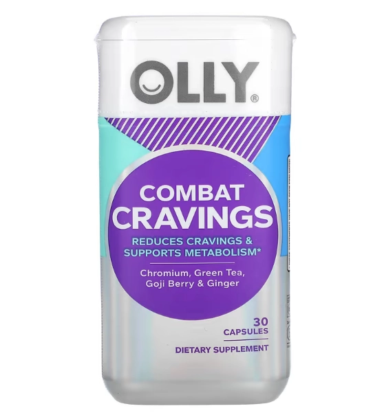 Combat Cravings, Metabolismo e Energia, 30 cápsulas, OLLY
