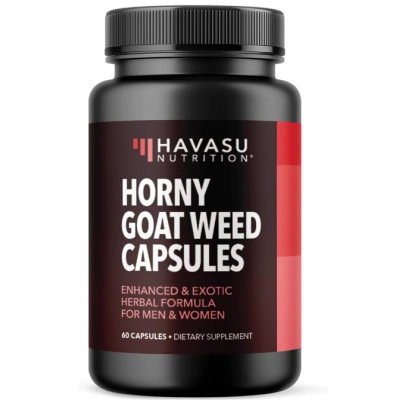Horny Goat Weed, com Tongkat Ali, Muira Puama e Saw Palmetto, 60 Cápsulas, Havasu Nutrition
