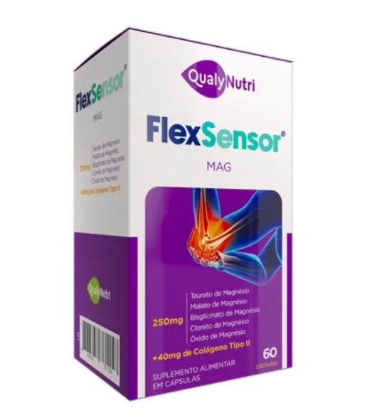Flex Sensor Mag, 60 Cápsulas, QualyNutri