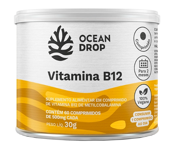 Vitamina B-12, 60 Comprimido, Ocean Drop