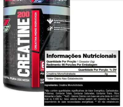 Creatina Monohidratada 100% Pure, 200g, Prosupps