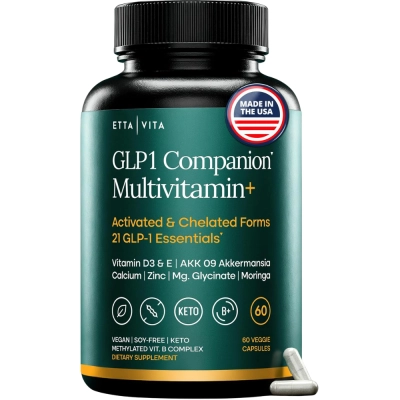 GLP-1 Companion Multivitamin, 60 Cápsulas, Etta Vita
