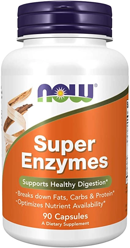 Super Enzymes (Digestão Saudável), 90 Cápsulas, Now