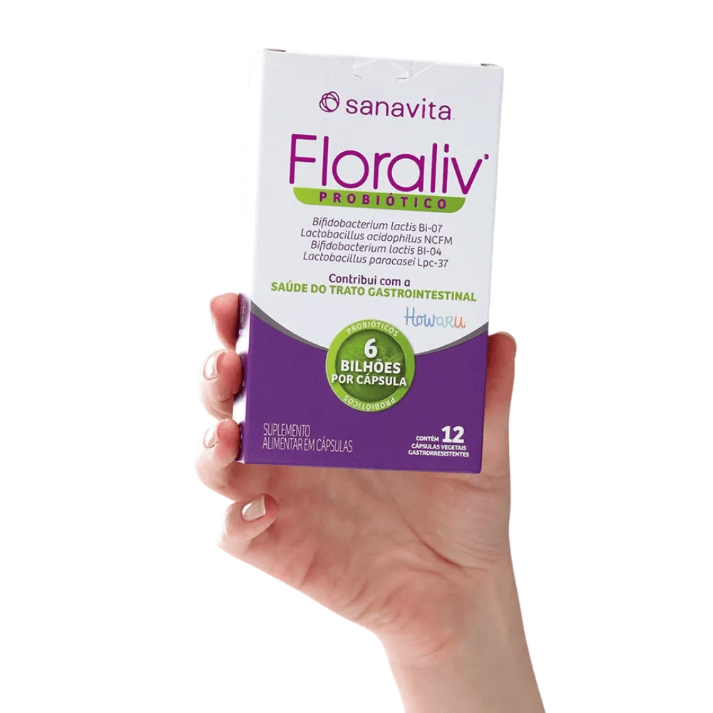 Floraliv Probiótico, 12 Cápsulas - Sanavita