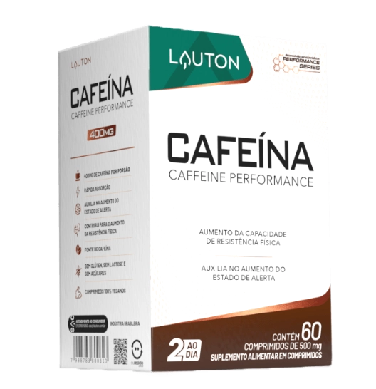 Cafeína Performance Series 400mg, 60 comprimidos, Lauton Nutrition