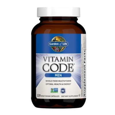 Fórmula Multivitamínica Masculina, Vitamin CODE, 120 Cápsulas, Garden of Life