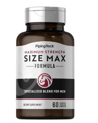 Size Max, Blend performance para Homens, 60 cápsulas, PipingRock