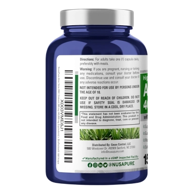 Aloe Vera, 40,000mg, 150 Cápsulas Veganas, NusaPure
