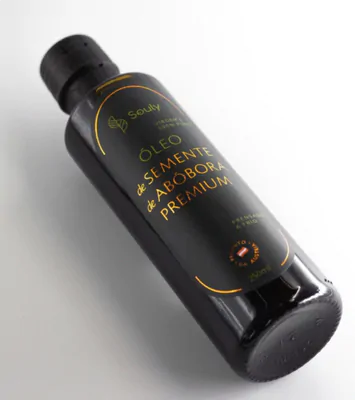 Óleo de Semente de Abóbora Premium, 250ml,  Souly