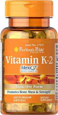 Vitamina K2, 50mg, 60 Cápsulas, Puritan's Pride