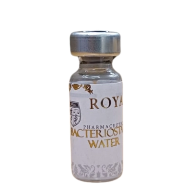 Bacteriostatic Water, Água Bacteriostática, 3ml, Royal