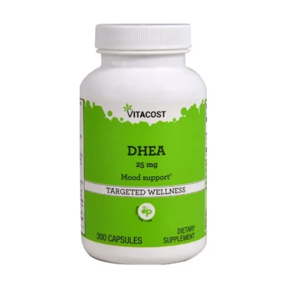 Dhea 25mg, 300 cápsulas, Vitacost