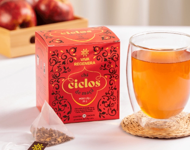 Chá Ciclos da Maca, Caixa 10 saches, Viva Regenera