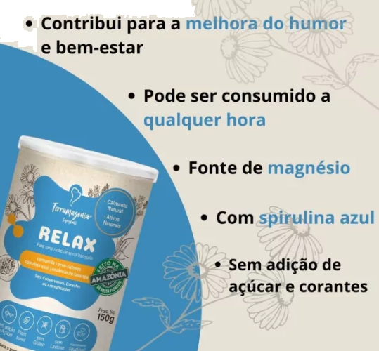 Relax, formulada para uma noite de sono, 150g, Terramazonia